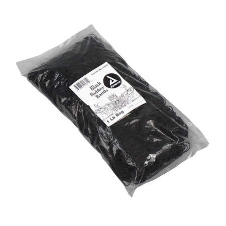 DYNAREX Black Rubber Bands 1lb bag / 2,312 pcs 2166